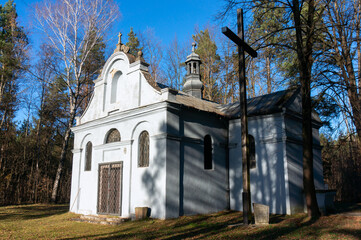 Chapel of Saint Roch (kaplica Świętego Rocha). Wąchock, Poland.