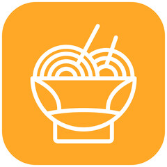 Pasta vector icon illustration of Italy iconset.