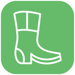 Country Boots vector icon illustration of Festa Junina iconset.