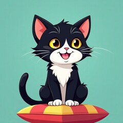 Adorable Cartoon Cat Illustrations for All Ages