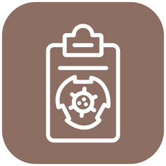 Disease Surveillance vector icon illustration of Infectious Diseases iconset.