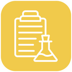 Obraz premium Lab Data vector icon illustration of Lab iconset.