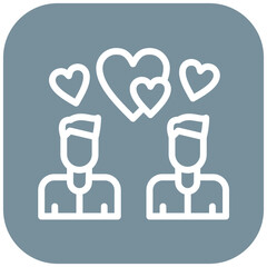 Sympathy vector icon illustration of Friendship iconset.