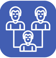 Coordination vector icon illustration of Business Analytics iconset.