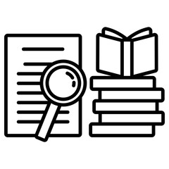 책과 자료 검색 아이콘