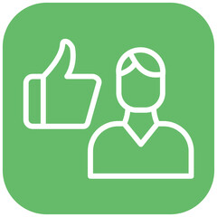 Dependability vector icon illustration of Leadership iconset.