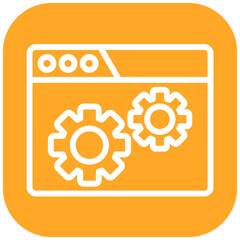 Automated Testing vector icon illustration of Quality Assurance iconset.