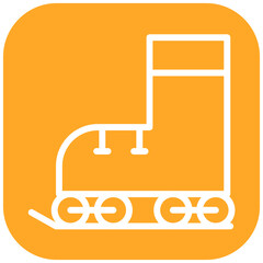 Skate Rink vector icon illustration of Outdoor Fun iconset.