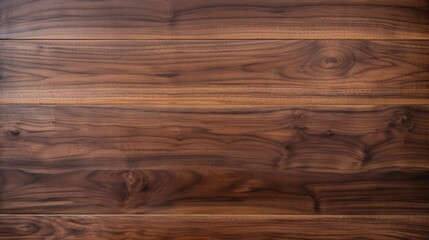 Fototapeta premium Rich Black Walnut Wood Texture from Two Boards with an Oil Finish Captured in High-Detail for Craft and Design Projects