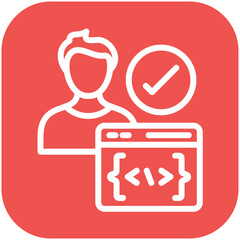 User Friendly vector icon illustration of No Code iconset.