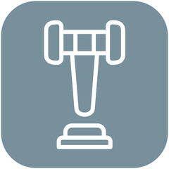 Law vector icon illustration of Law & Legislation iconset.