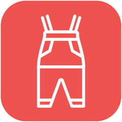 Waders vector icon illustration of Fishing iconset.