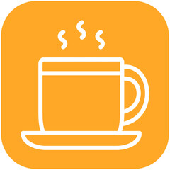Hot Drink vector icon illustration of Street Food iconset.