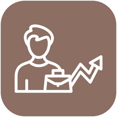 Career vector icon illustration of Business Training iconset.
