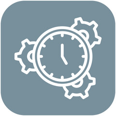 Time Management vector icon illustration of Gig Economy iconset.