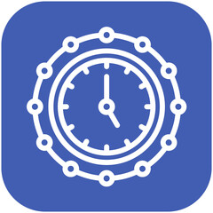 Time vector icon illustration of Gig Economy iconset.