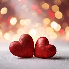 Fototapeta premium Lighthearted Joy Shines Through Valentine’s Day Visuals