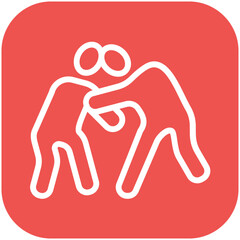 Headbutt vector icon illustration of Generation Gap iconset.