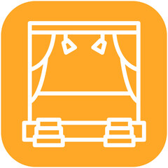 Stage vector icon illustration of Award Events iconset.