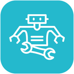 Maintenance vector icon illustration of Robotics iconset.