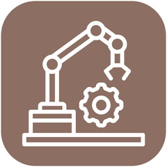 Automation vector icon illustration of Robotics iconset.