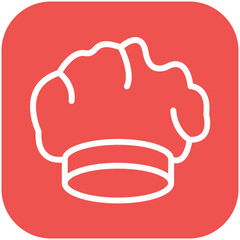 Chefs Hat vector icon illustration of Catering iconset.