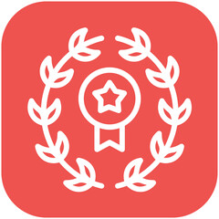 Victory vector icon illustration of Achievements iconset.
