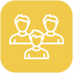 Team vector icon illustration of Achievements iconset.