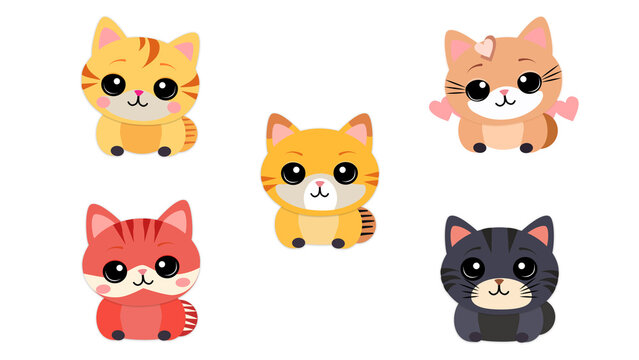 Cute Cat Characters