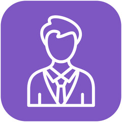 Business Man vector icon illustration of Achievements iconset.
