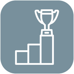 Ambition vector icon illustration of Achievements iconset.