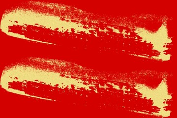 chinese new year background with gold brush texture