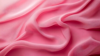 Obraz premium Pink silk fabric texture background.