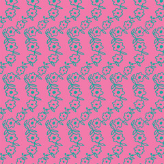 seamless pattern with flowers