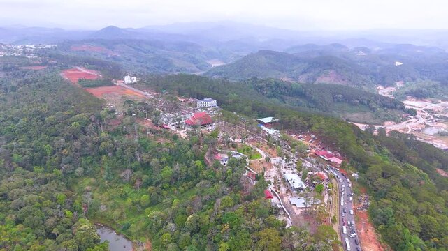 Our Lady of Mang Den is a relic of the Statue of Our Lady of Fatima in Mang Den, a Catholic pilgrimage site of the Diocese of Kon Tum, located in Mang Den town
