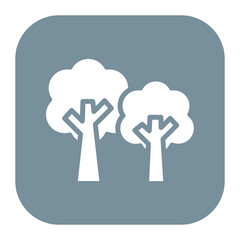 Trees icon vector image. Can be used for Natural Resources.