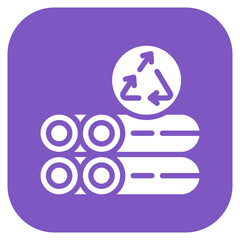 Upcycled Materials icon vector image. Can be used for Upcycling.