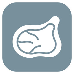 Pork Chop icon vector image. Can be used for Butcher.