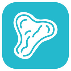 T Bone Steak icon vector image. Can be used for Butcher.