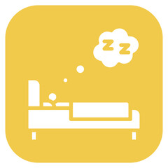 Cozy Sleep icon vector image. Can be used for Time to Sleep.