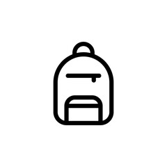 backpack icon sign vector design 