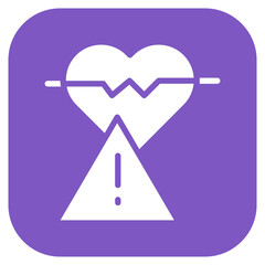 Health Warning icon vector image. Can be used for Quit Smoking.
