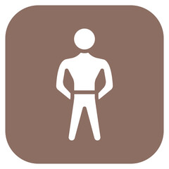 Bouncer icon vector image. Can be used for Nightclub.