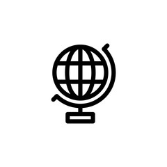 globe icon sign vector design