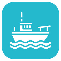 Coastal Patrol icon vector image. Can be used for Harbour.