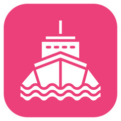 Dry Dock icon vector image. Can be used for Harbour.