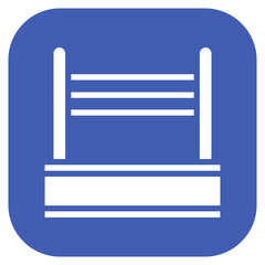 Boxing Arena icon vector image. Can be used for Boxing.