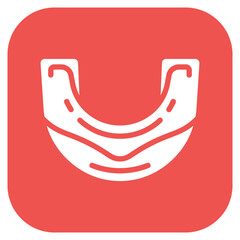 Mouthguard icon vector image. Can be used for Boxing.