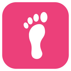 Footprint icon vector image. Can be used for Private Detective.