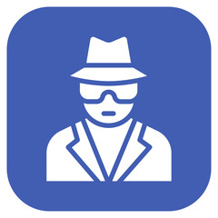 Spy icon vector image. Can be used for Private Detective.